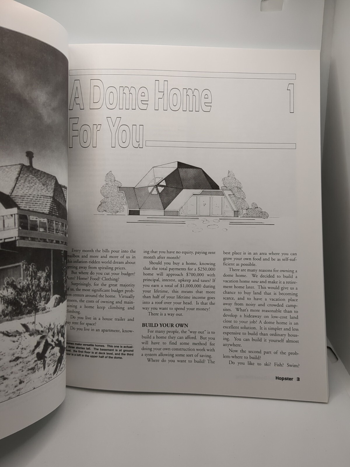 Illustrated Dome Building : Step-by-Step Complete Plans by Gene Hopster