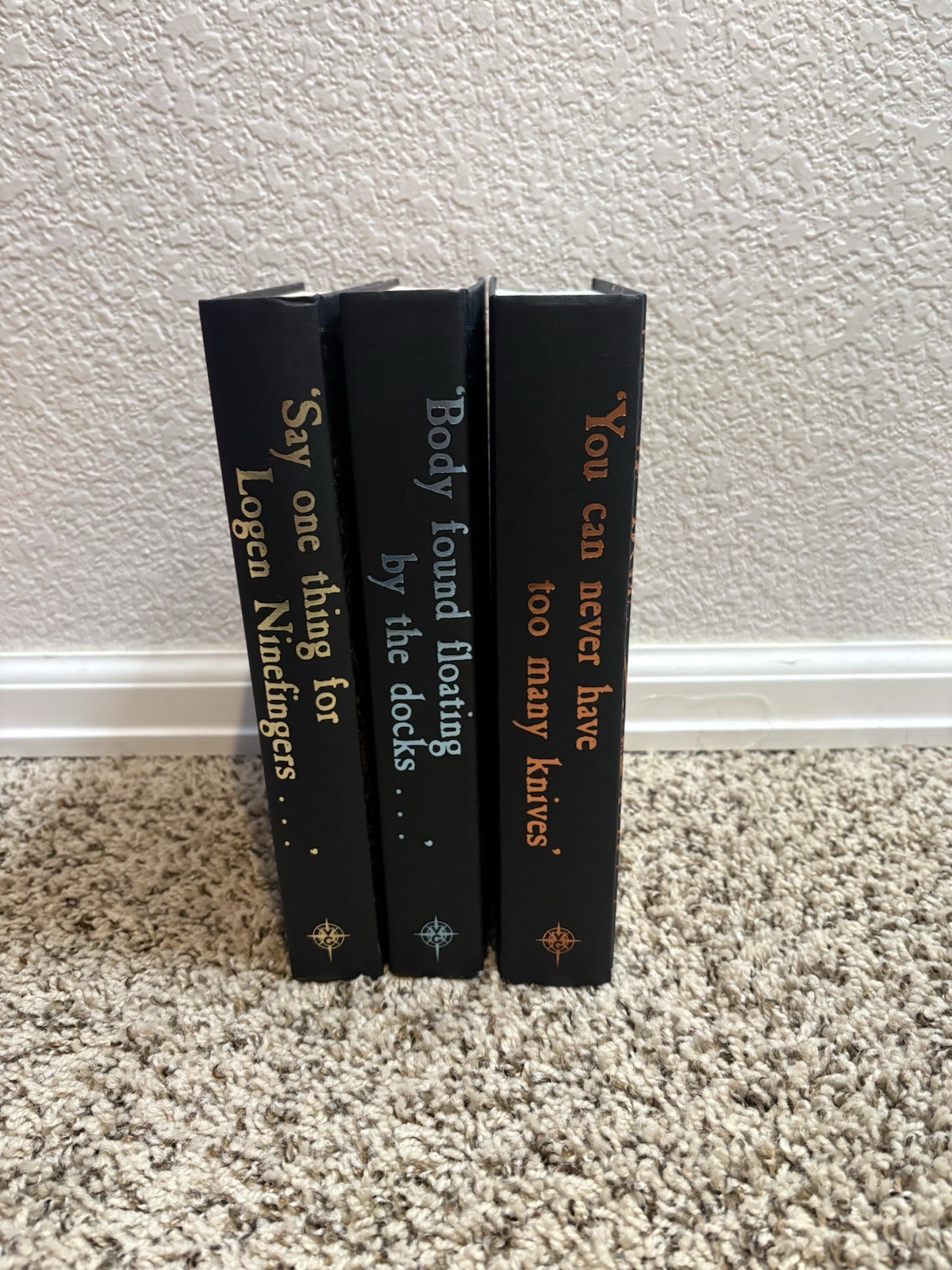The First Law Trilogy By Joe Abercrombie Broken Binding Signed Numbered New