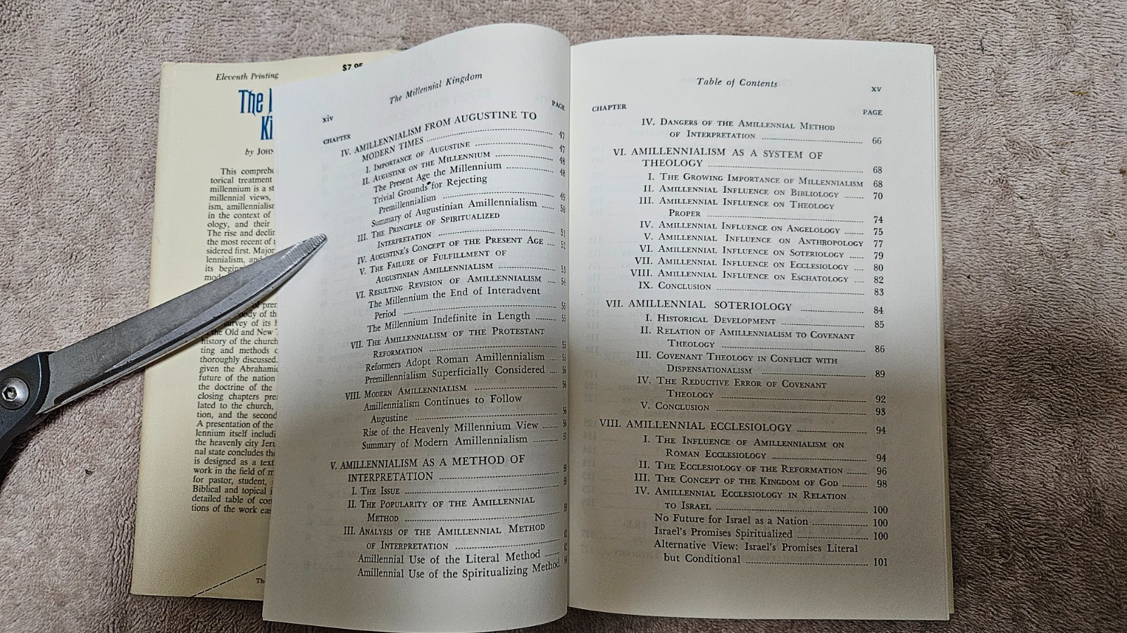 ‡ ✝️ Millennial Kingdom by Walvoord • 1977 11th Printing HCDJ Dispensational