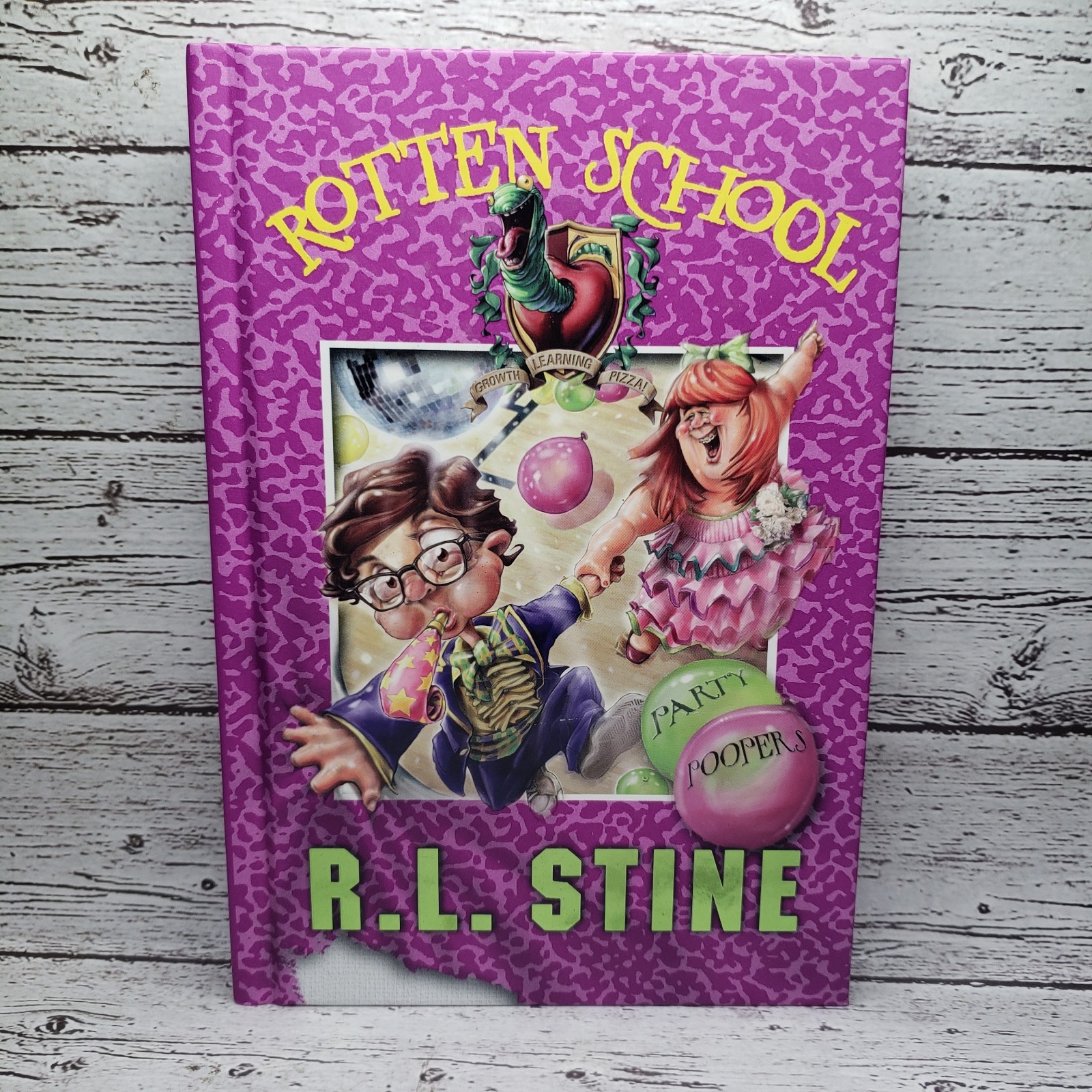RL Stine Rotten School Book Lot of 4 Hardcover #8,9,11 and 14 Illustrated 1st Ed