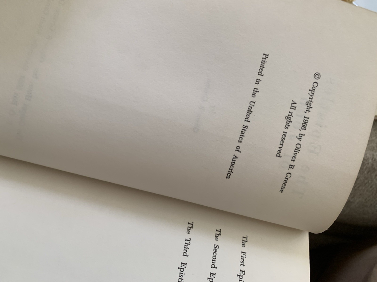 The Epistles of John by Oliver B. Greene