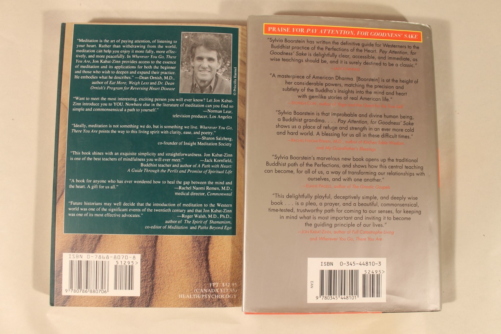 Wherever You Go There You Are, Pay Attention, The Art of Forgiveness + (4 Books)