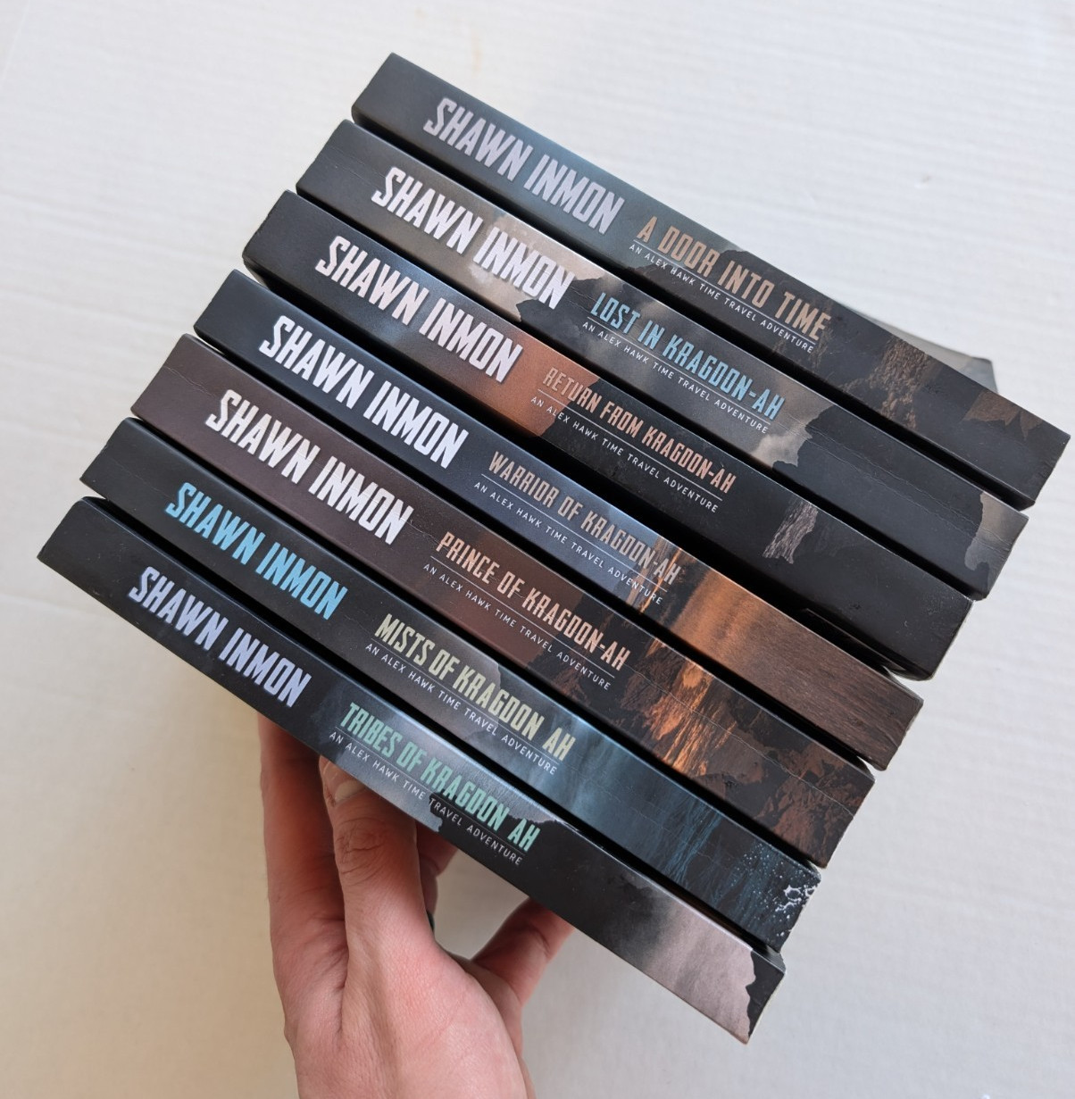 Shawn Inmon Alex Hawk Time Travel Adventure Books 1-7 Paperback