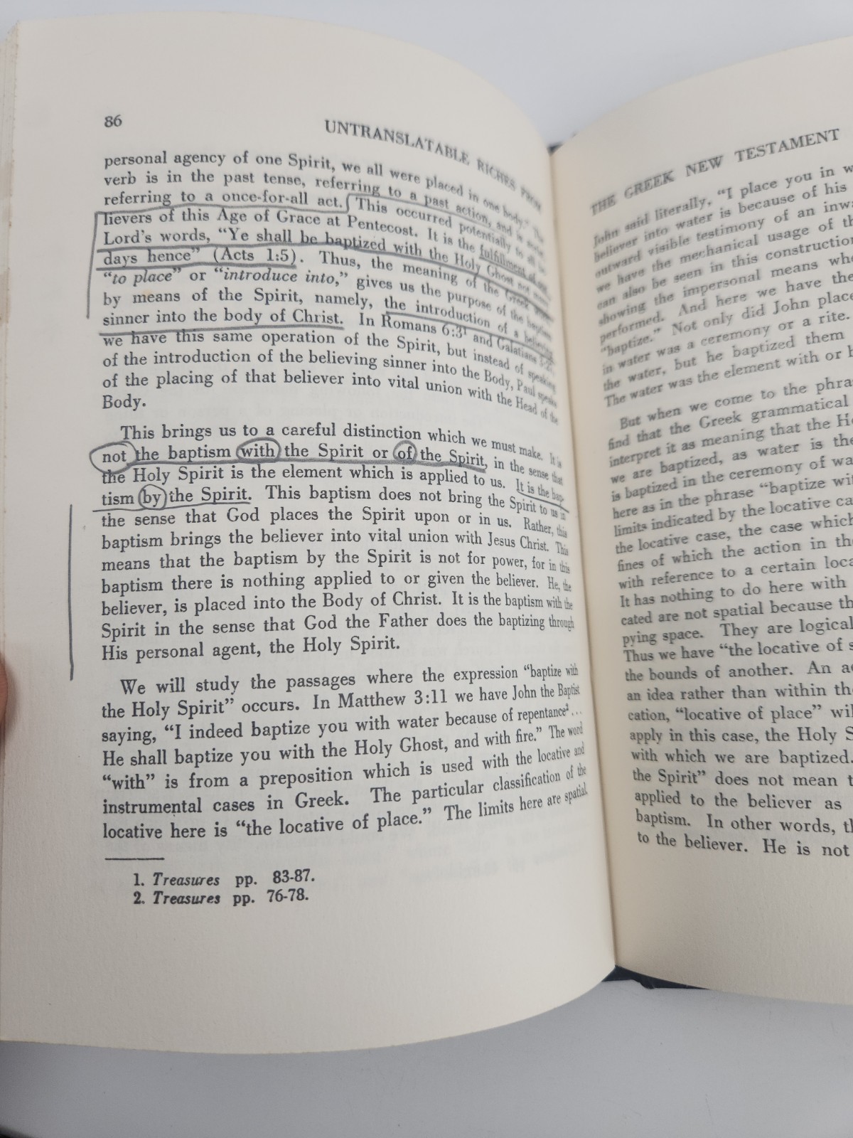 WORD STUDIES: UNTRANSLATABLE RICHES FROM THE GREEK NEW By Kenneth S Ll.d. Wuest