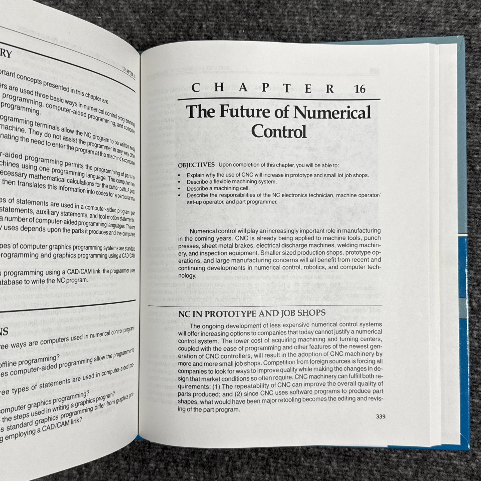 Computer Numerical Control Seames CNC Programming Engineering Text HC