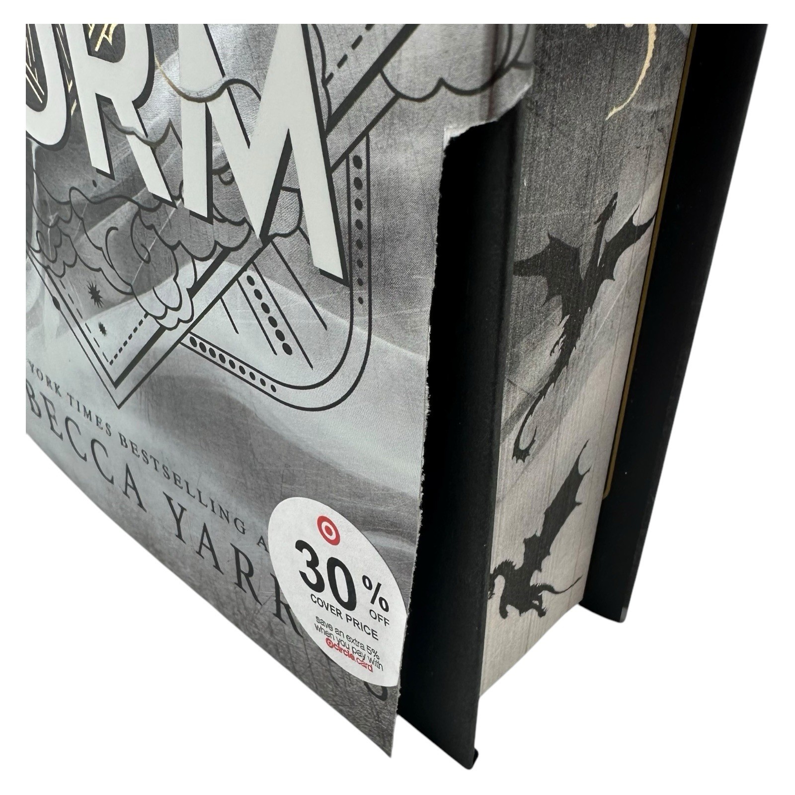 ONYX STORM Deluxe Limited EDITION BOOK HARDCOVER TARGET EXCLUSIVE Jacket Damage
