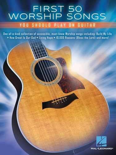 First 50 Worship Songs You Should Play on – Paperback, by Various – Very Good