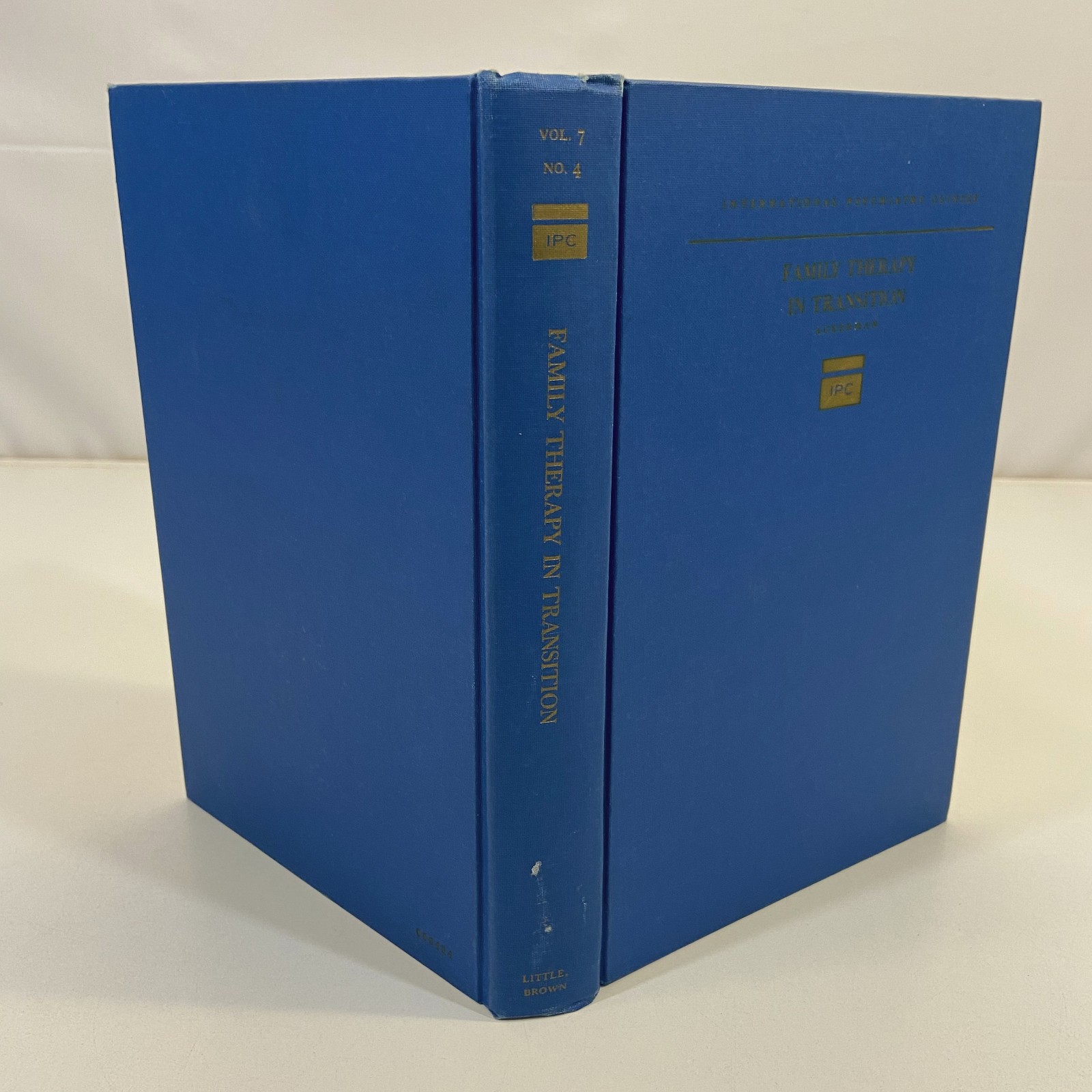 Family Therapy in Transition Vintage 1970 HC International Psychiatry Clinics