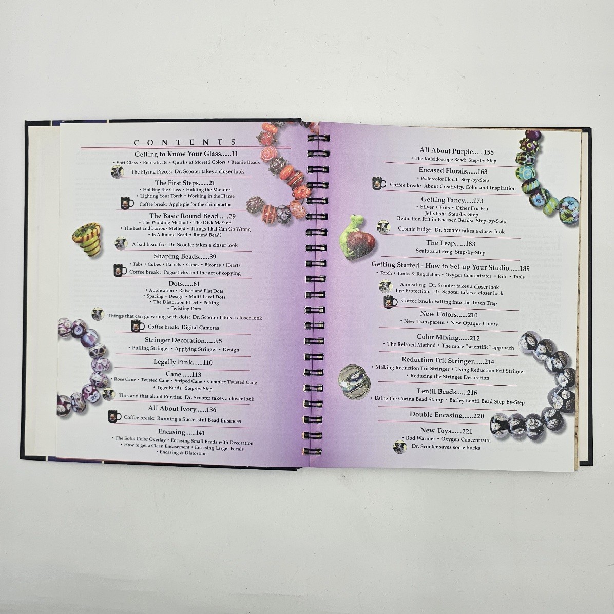 VG+ | Passing the Flame by Corina Tettinger | Glass Beadmaking 3rd Ed Spiral HC