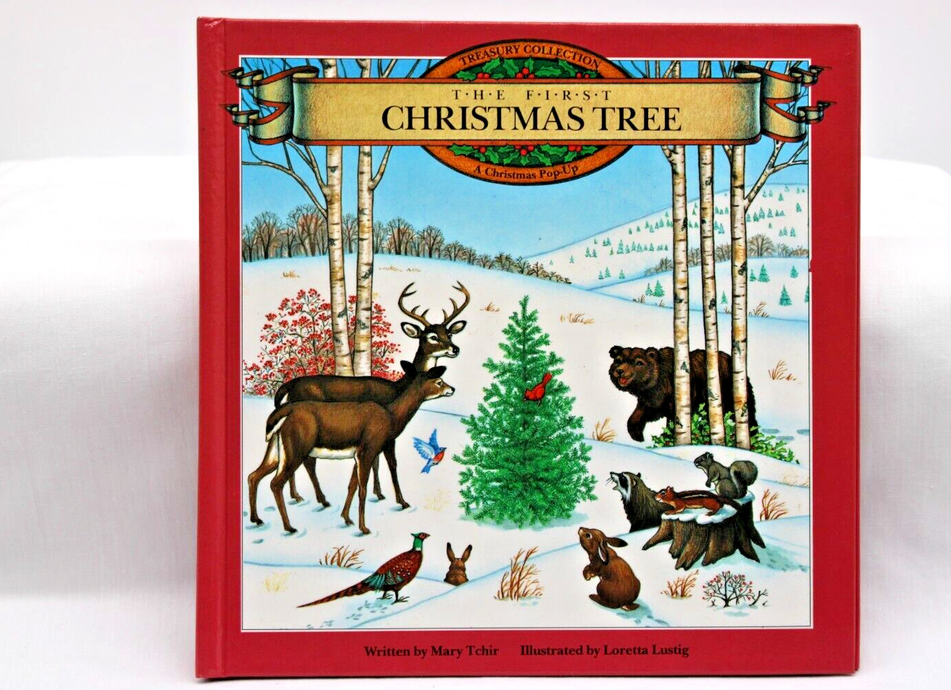 1992 Christmas Pop-up Books Lot of 5 Hard Cover Treasury Collection Vintage