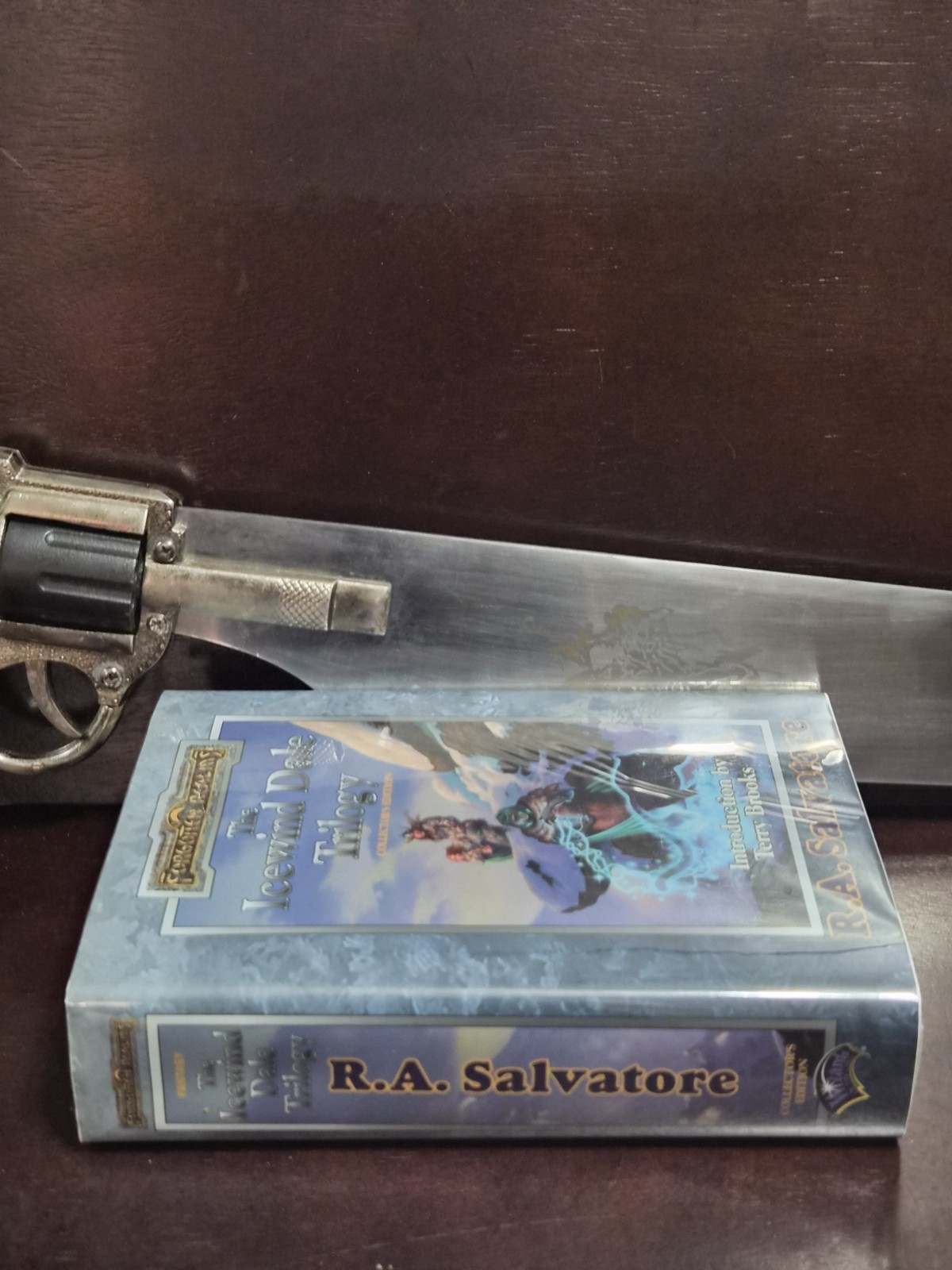 R.A. Salvatore Icewind Dale Trilogy 2000 1st 1st Signed Collector HCDJ LN WOTC