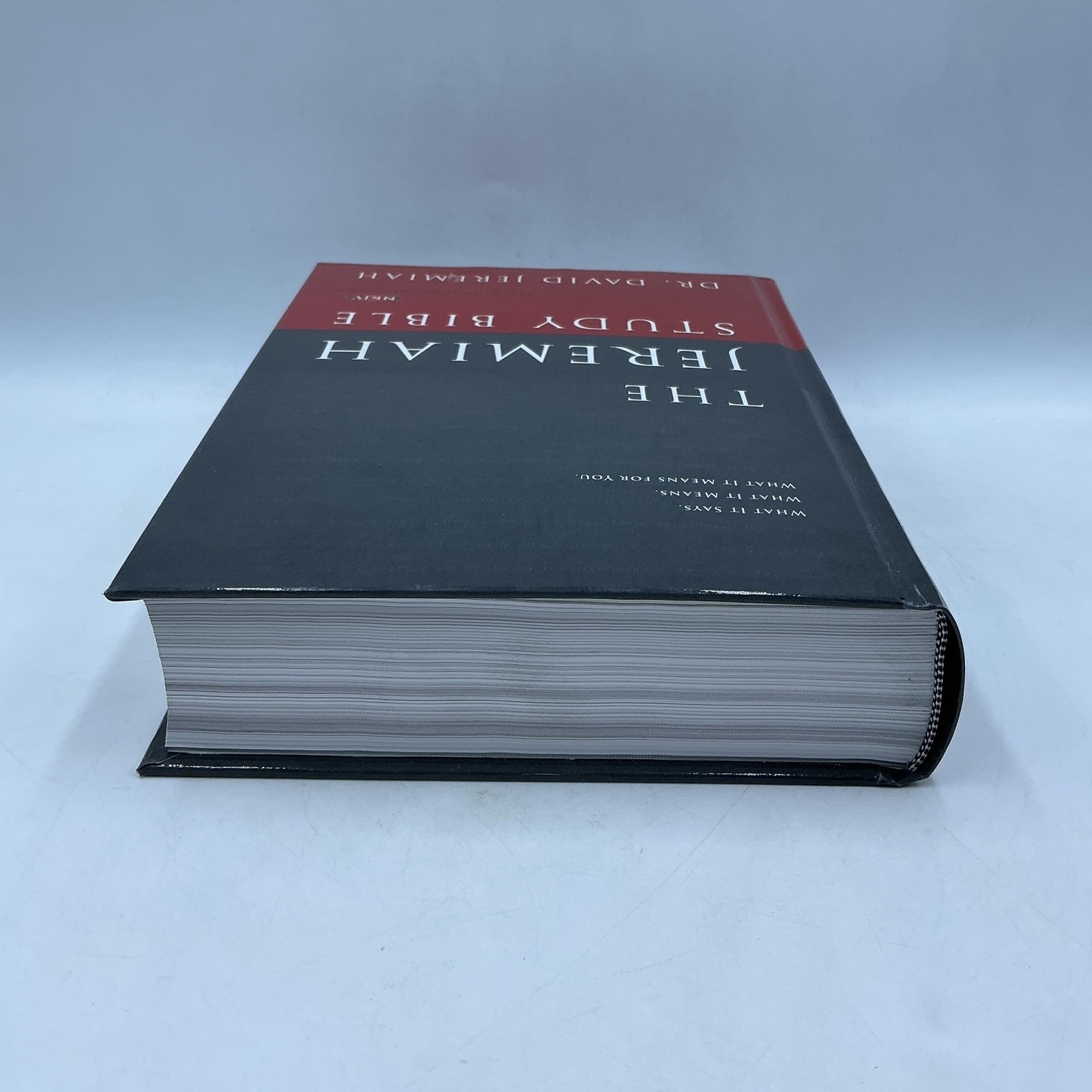 The Jeremiah Study Bible David Jeremiah Hardcover 2013 1st Ed Worthy USA Red