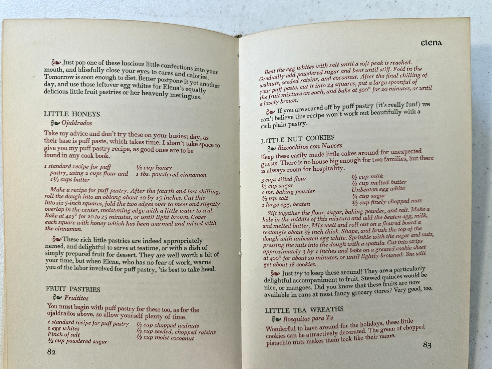 Elena’s Fiesta Recipes 1952 HC 1st cooking cook book Ward Ritchie Elena Zelayeta
