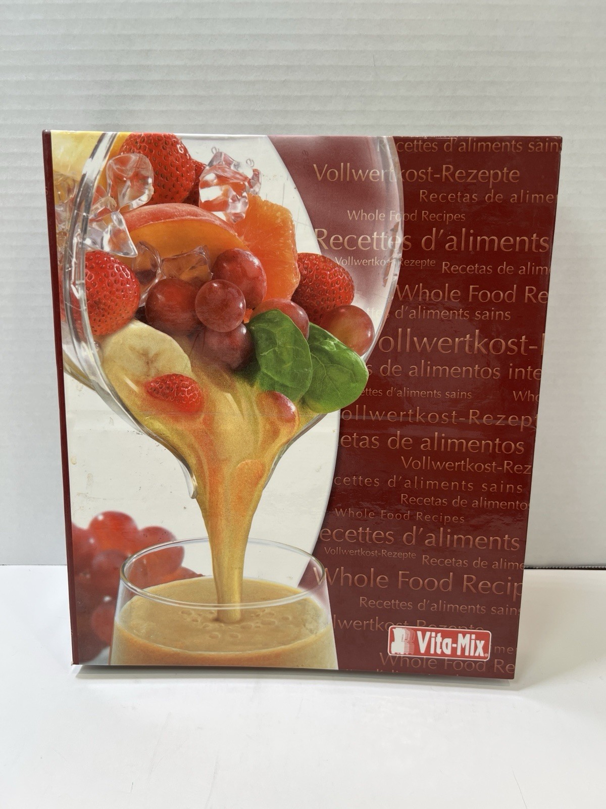 VITA-MIX 5200 3-ring binder w Tabs Cookbook 300 pages Whole Grains, easel