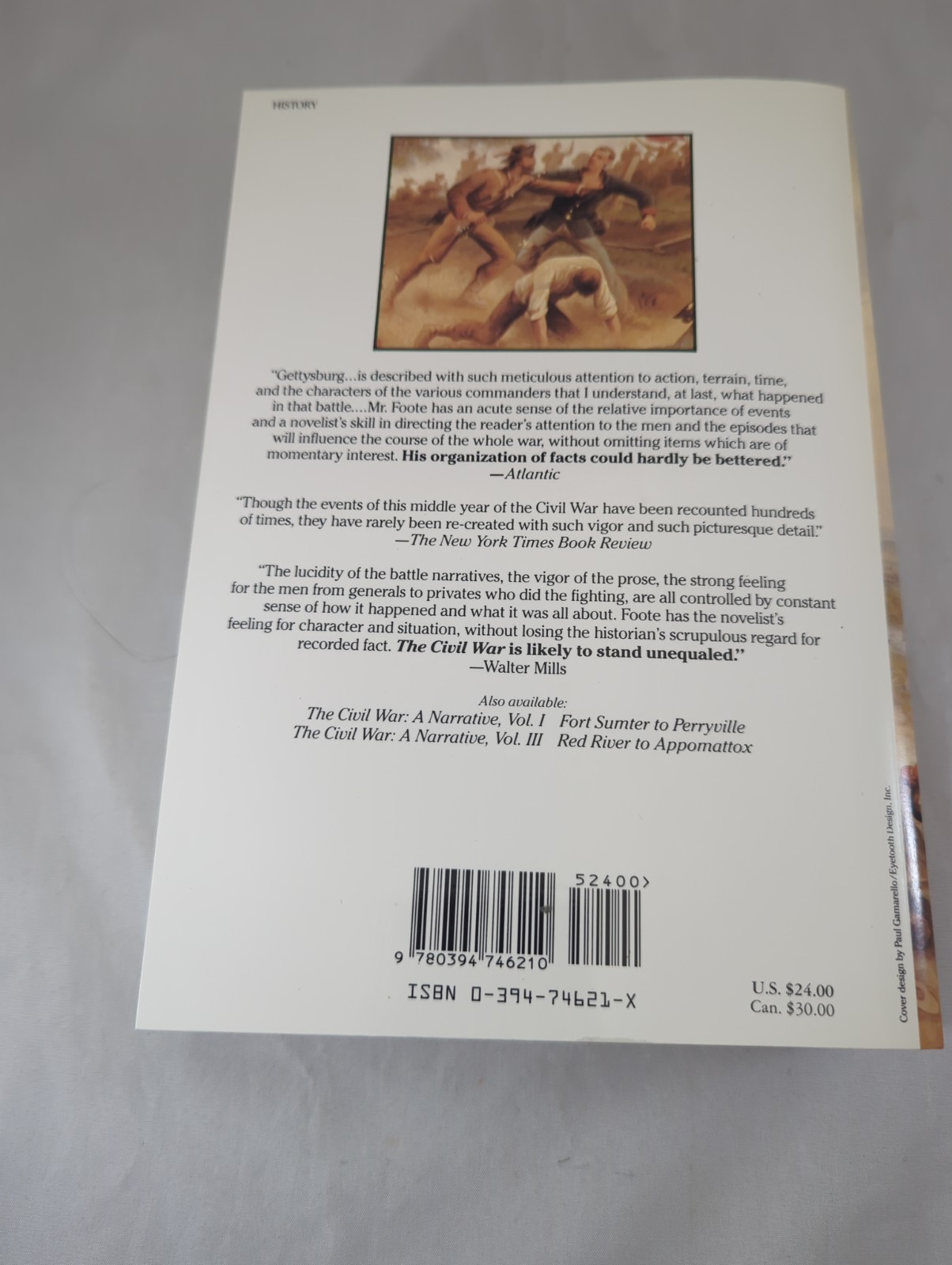 The Civil War: A Narrative, 3-VOL. Boxed Set By Shelby Foote Used Very Good