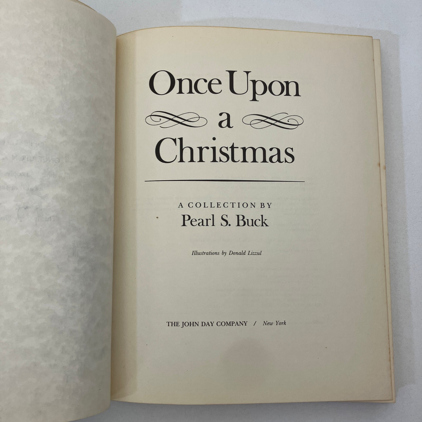 Once Upon A Christmas Pearl S Buck SIGNED Numbered HCDJ 1972 VTG John Day