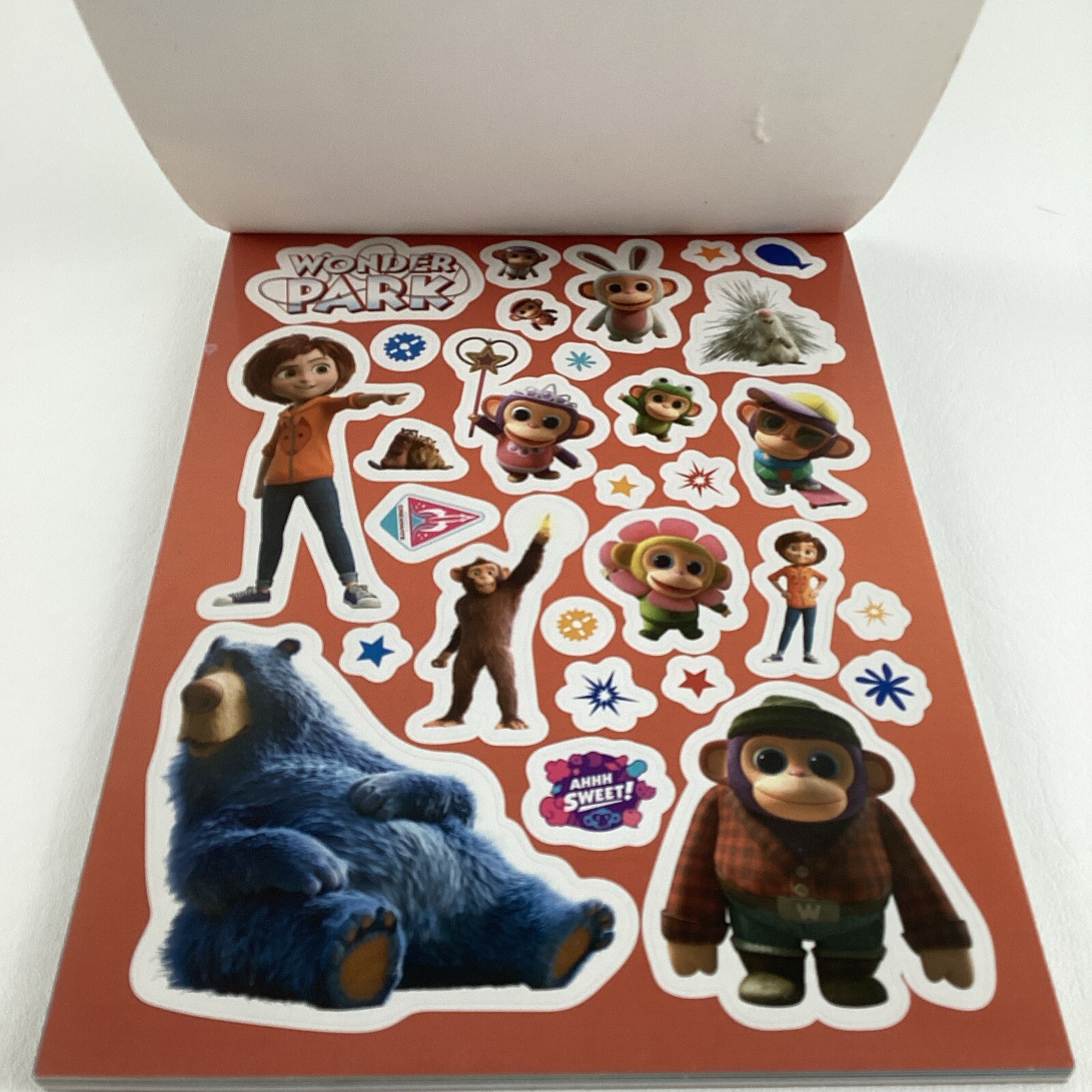 Wonder Park Create A Scene Sticker Activity Coloring Pad June Boomer Bendon NEW