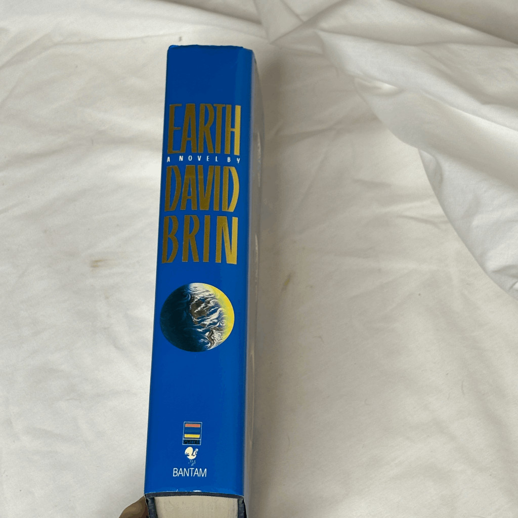 1999 ~ Earth by David Brin ~ SIGNED 1st Edition Hardcover w/ Dust Jacket