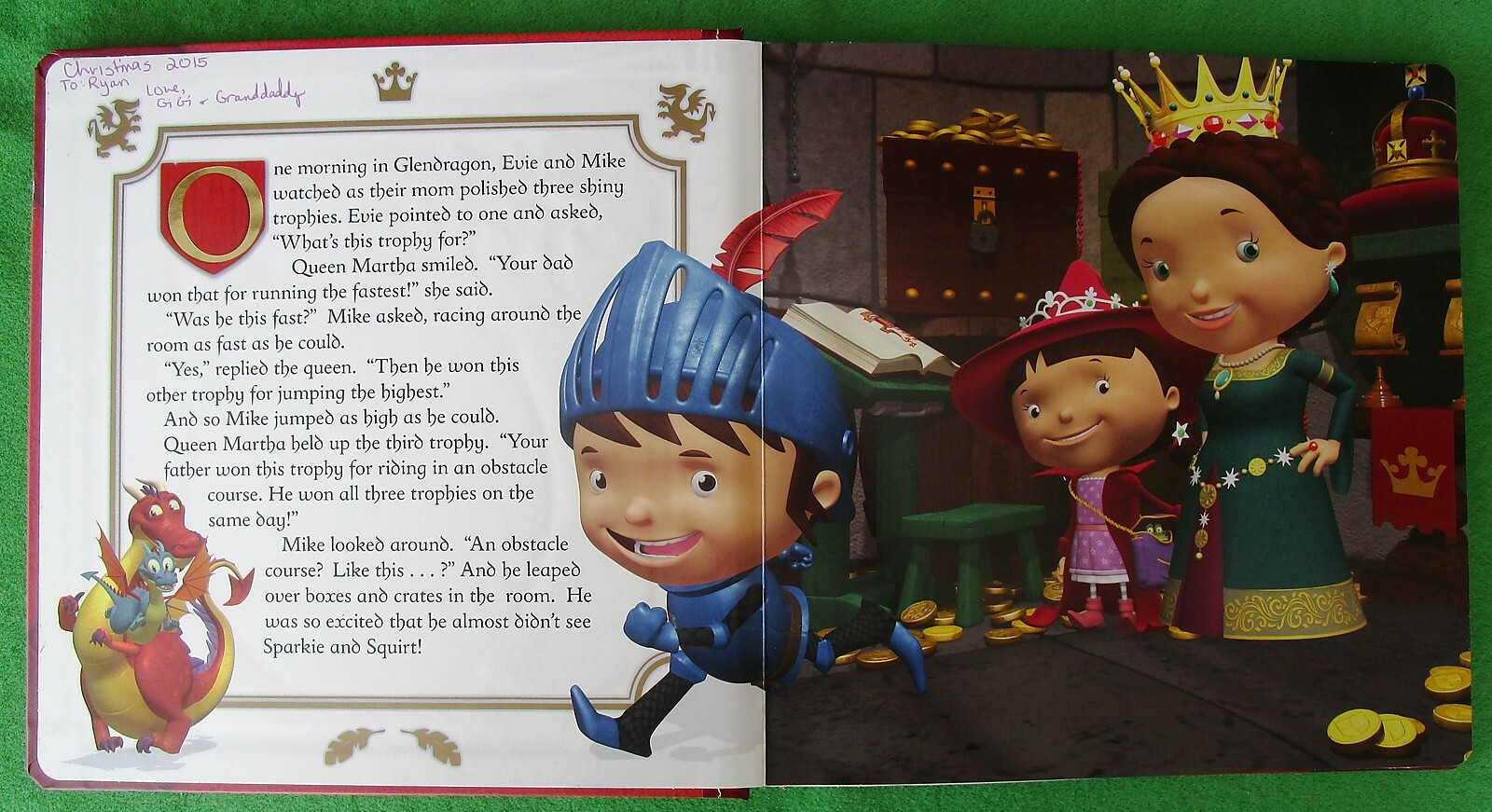 MIKE THE KNIGHT THE TRIPLE TROPHY TRIUMPH – HARDCOVER 1ST ED 2013