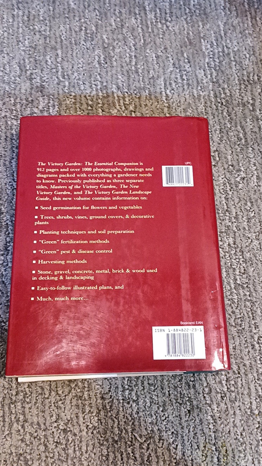 The Victory Garden: The Essential Companion Bennett Hardcover (1994) [VG]