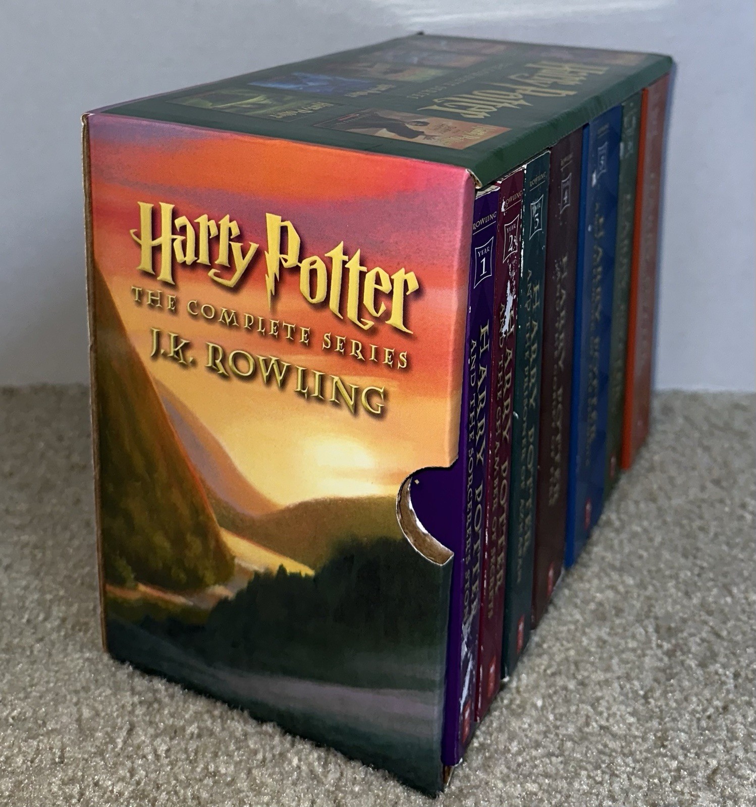 Harry Potter Paperback Boxset #1-7 by J. K. Rowling (2009, Hardcover)