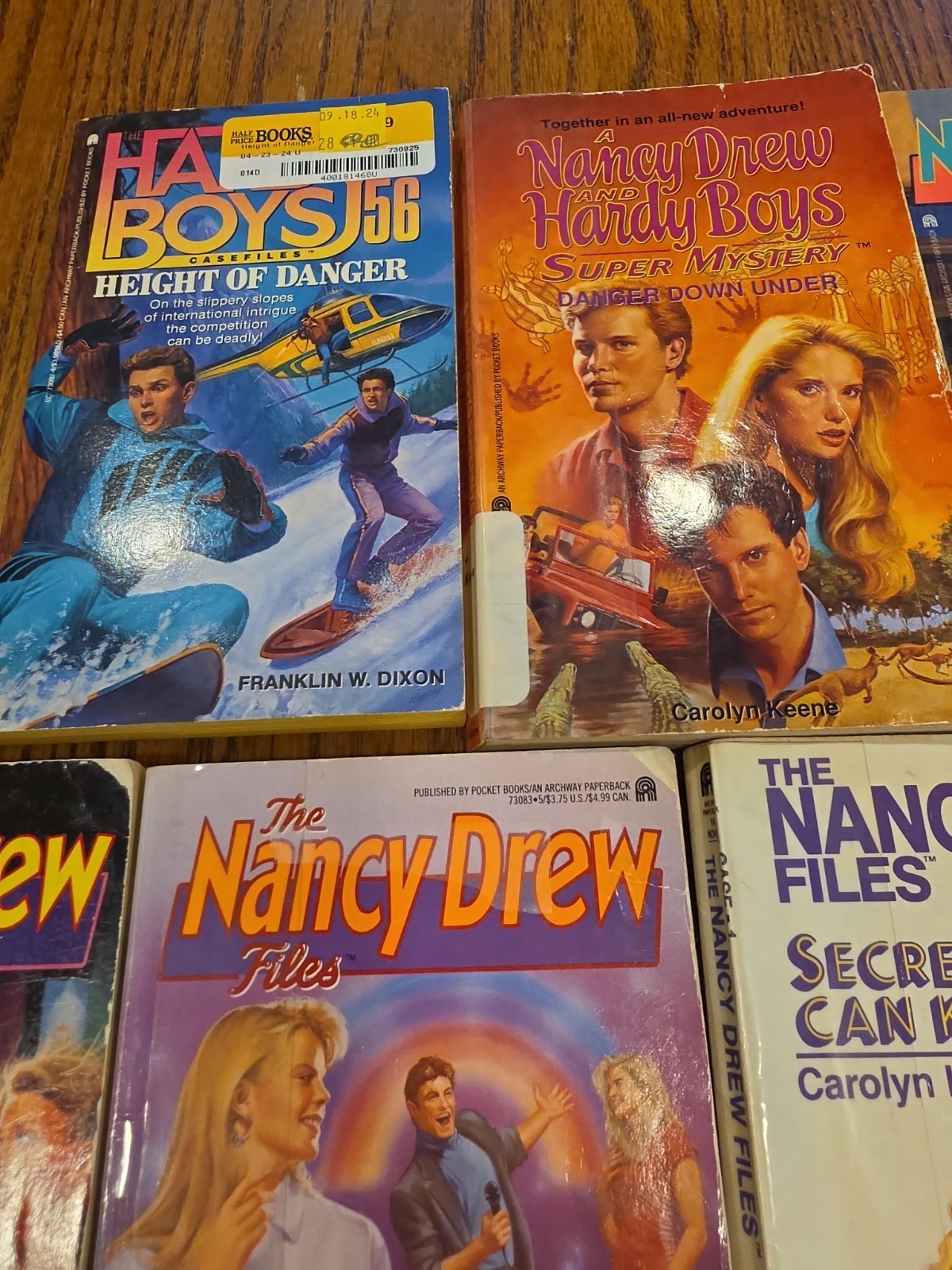 Lot of 19 Nancy Drew Files Chapter Books by Carolyn Keene