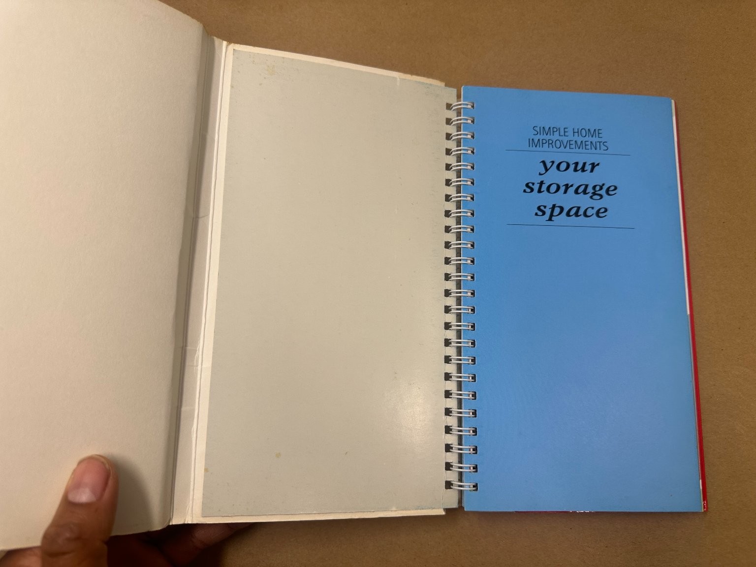 Your Storage Space Stewart Walton 2000 Spiral Bound Home Improvements