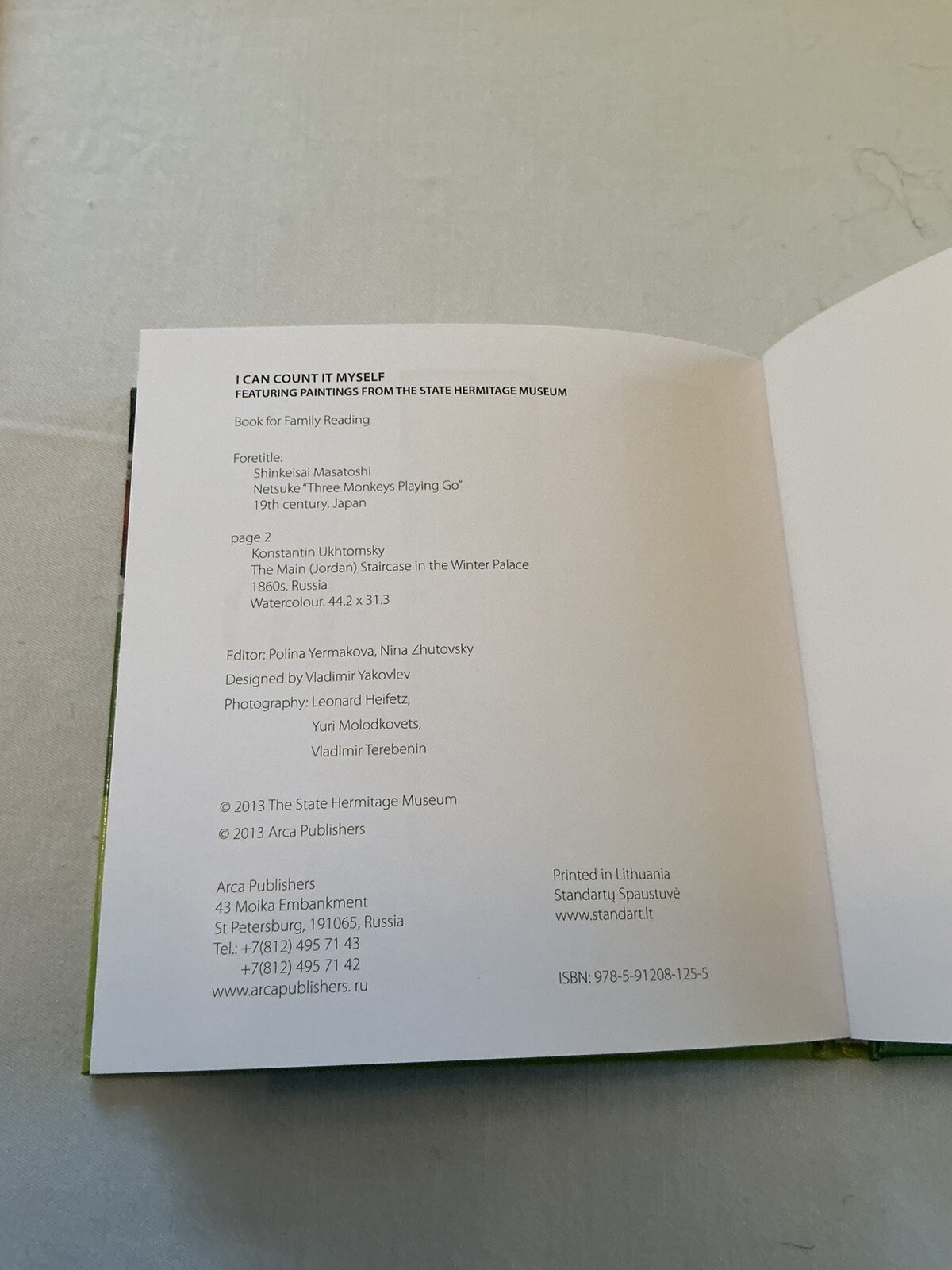 I Can Count, I Can Read, And Rainbow (colors) – 3 Books From Russian Hermitage