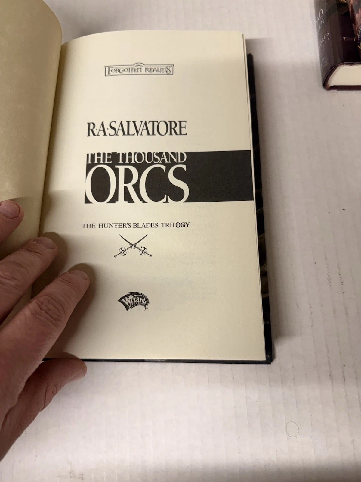 R.A. Salvatore Hunter’s Blades Trilogy he 1st prints 2003 complete books 1-3