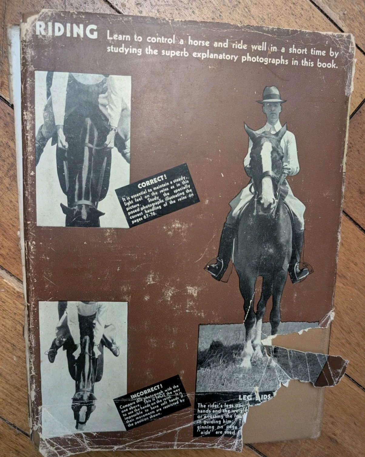 Riding The Balanced Seat BENJAMIN LEWIS 1939 Horses HC Vintgae Equestrian Book