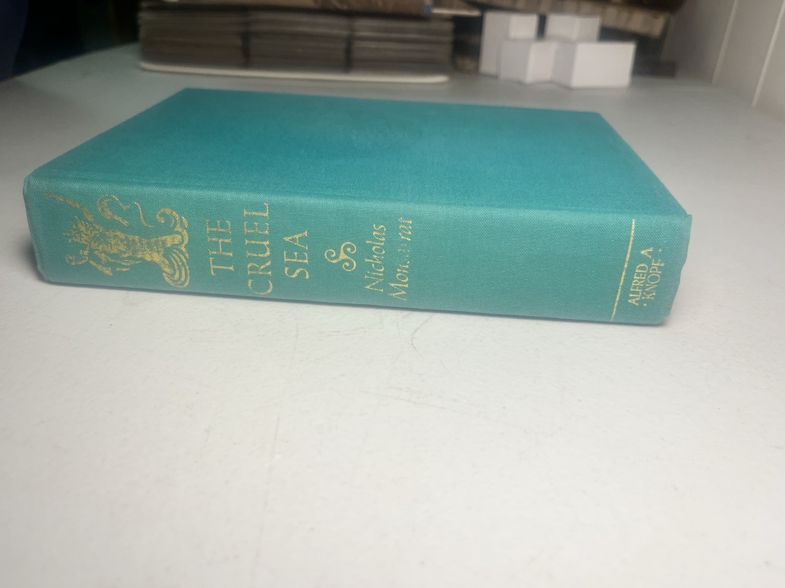The Cruel Sea Hardcover 1951 Nicholas Monsarrat Dust Jacket WWII Naval Knopf
