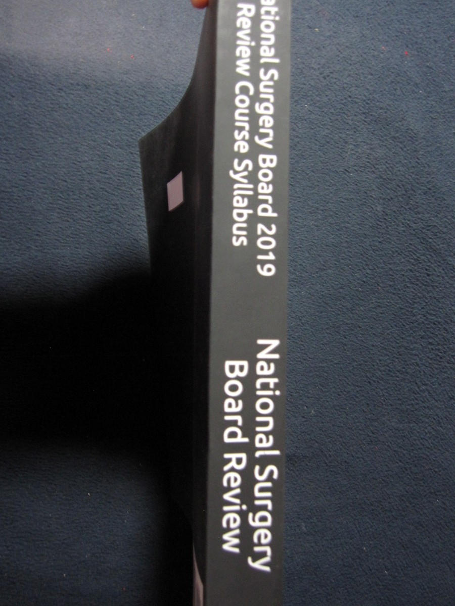 National Surgery Board’s 2019 General Surgery Review Course Syllabus [Paperback]