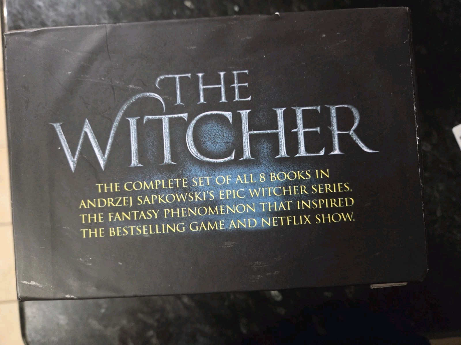 The Witcher Book Bundle x7 Andrzej Sapkowski Paperback Novel Set Missing Book 2