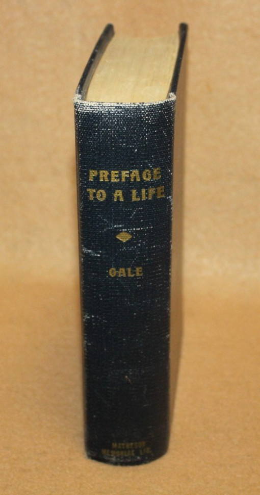PREFACE TO A LIFE by Zona Gale – Copyright 1926 – D. Appleton and Company HC