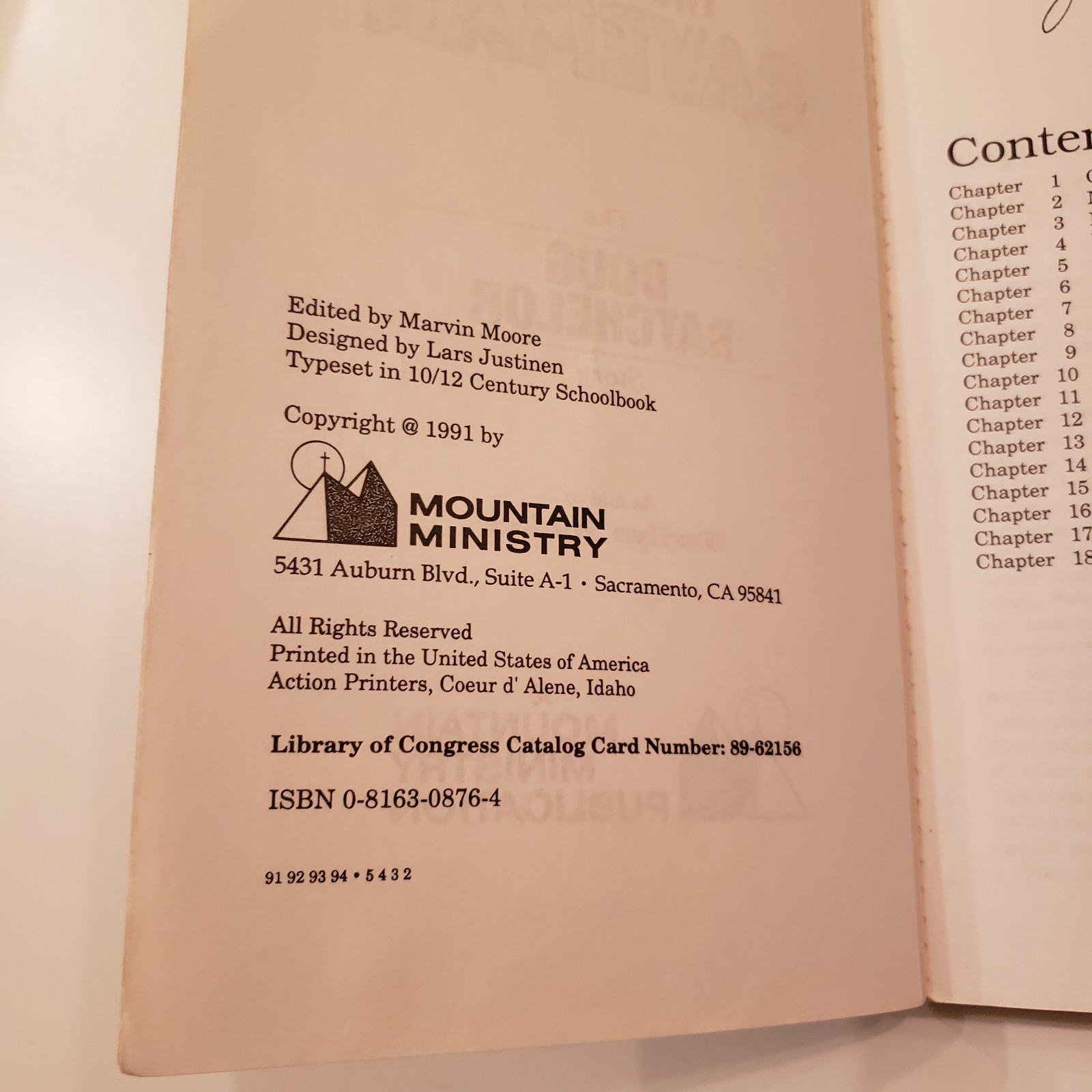 The Richest Caveman Marilyn Tooker 1991 Mountain Ministry SDA PB Doug Batchelor