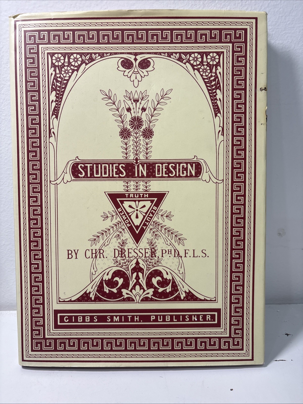 Studies in Design Hardcover Christopher Dresser Gibbs Smith Publisher DJ HC