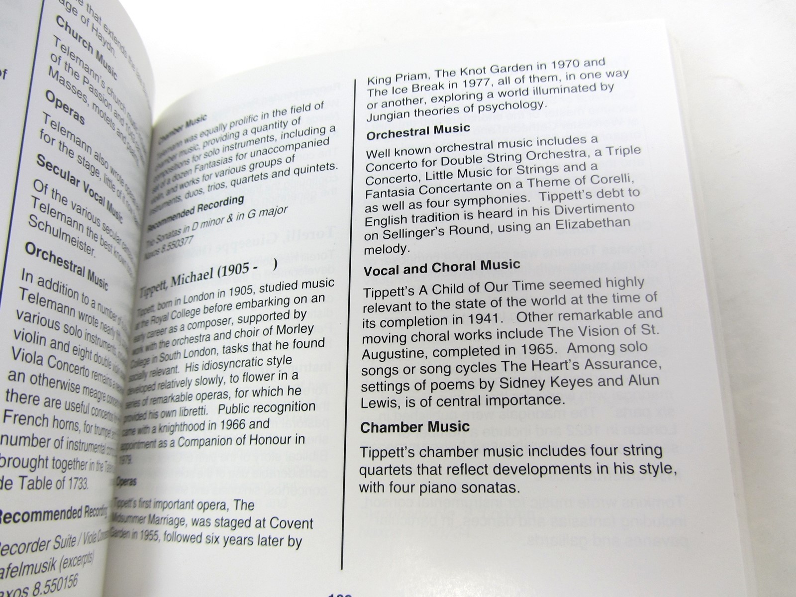 THE ABC of Classical Music Composers & Work by Keith Anderson 269 pages 5.5″x5