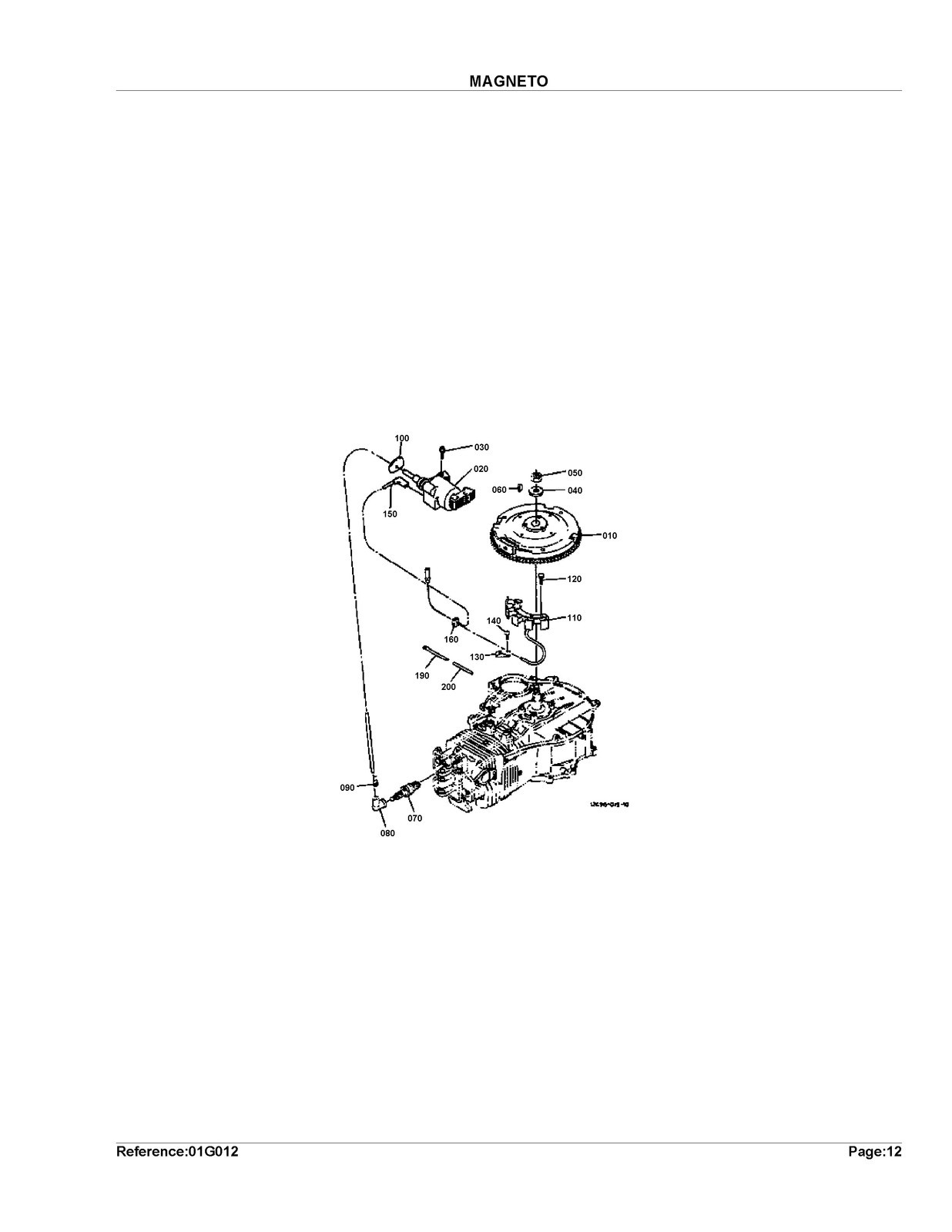 KUBOTA T1460 serial number 39999 and below Parts Manual BINDER – FRONT & BACK