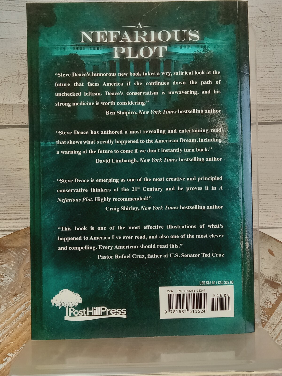 Nefarious Plot by Steve Deace (2016, Trade Paperback)