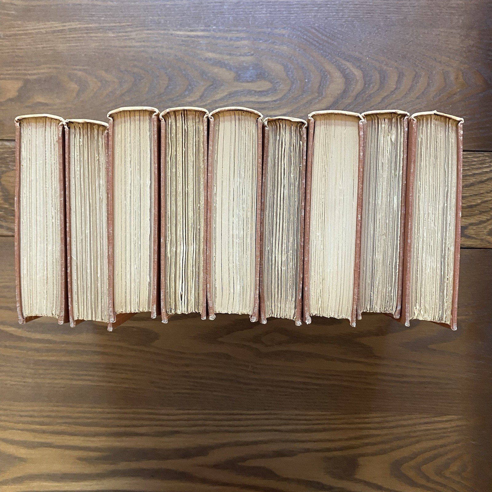 Antique D Appleton 1898-1899 Social Science Book Lot 9 Hardcover Volumes