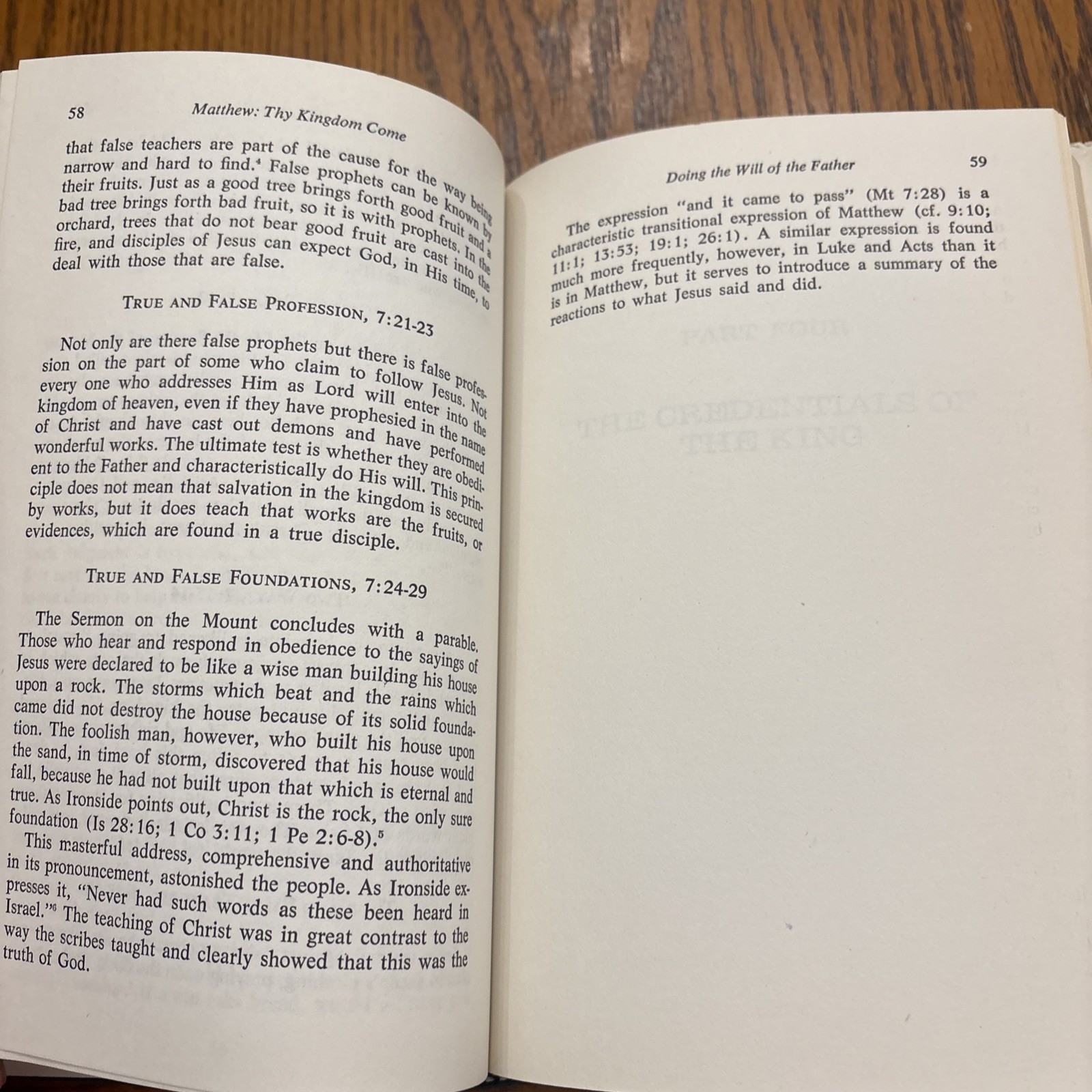 Matthew Thy Kingdom Come By John F. Walvoord HBDJ