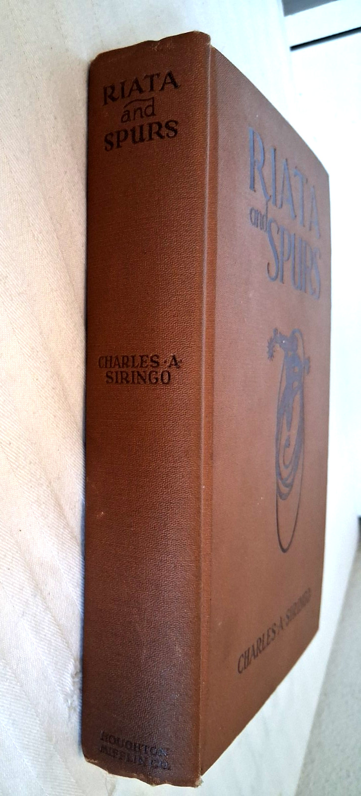 RIATA AND SPURS BY CHARLES A SIRINGO BOOK 1927