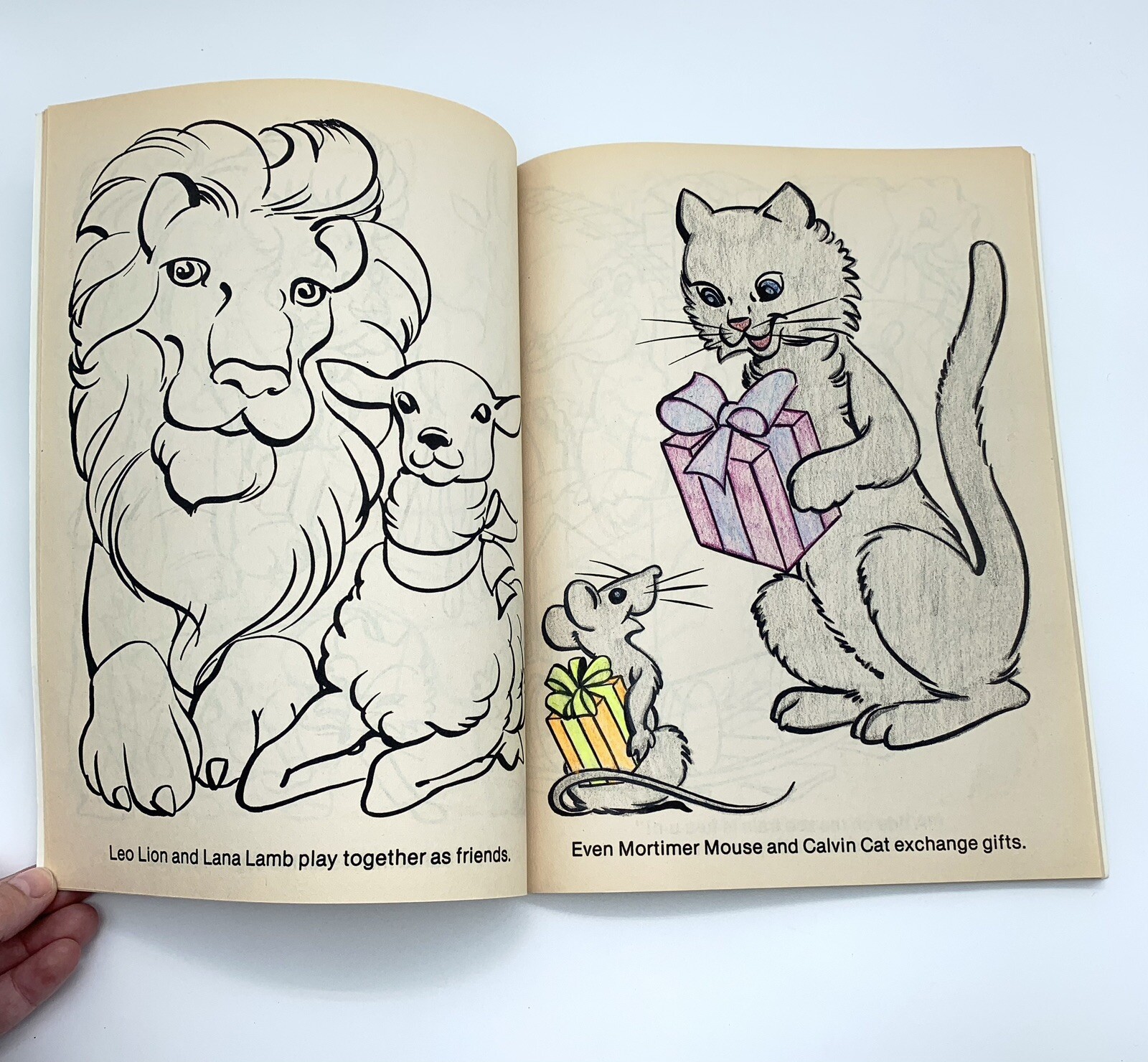 Vintage Coloring Books Lot 1980’s & 1990s Sesame Street Santa Animals NOS & USED