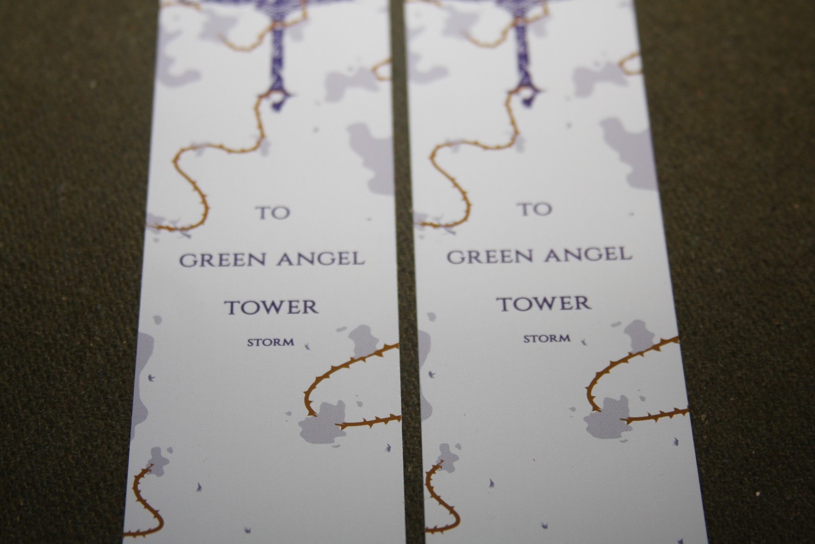 Lot of 2 Tad Williams HCs – Green Angel Tower Siege & Storm – Broken Binding