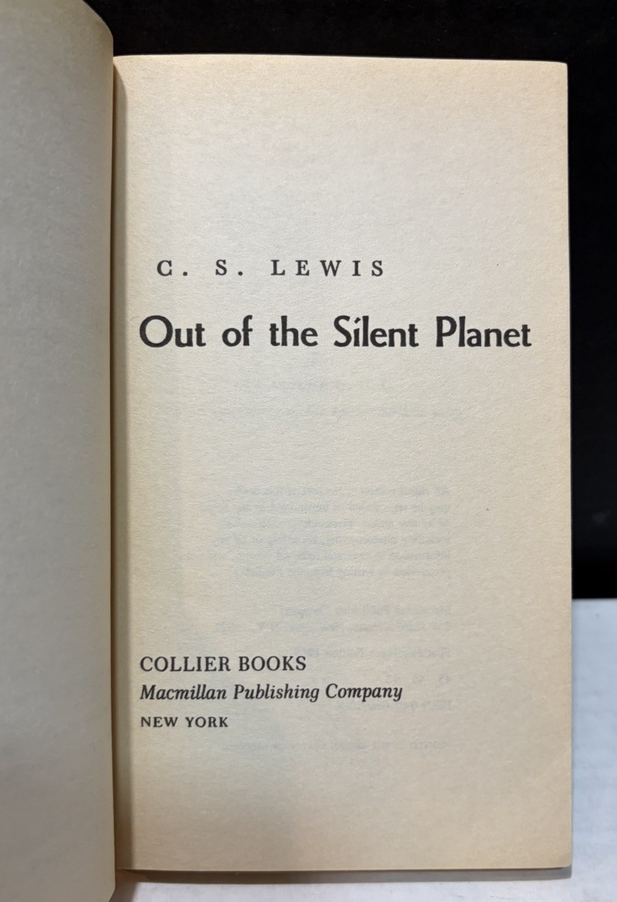 Vintage 1980’s „THE COSMIC TRILOGY“ by C. S. Lewis 3 Volumes Complete