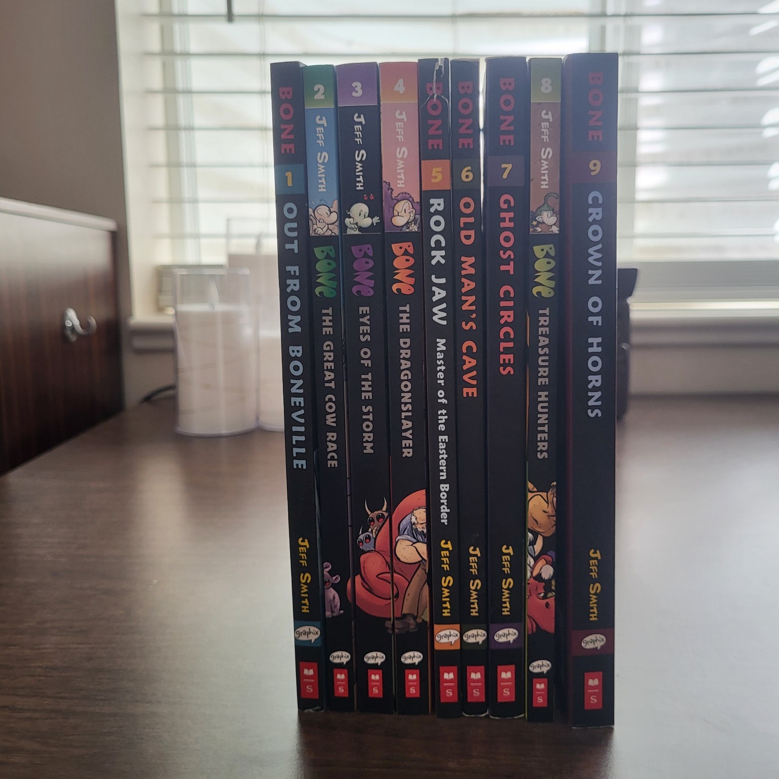 Bone by Jeff Smith Series Books 1-9