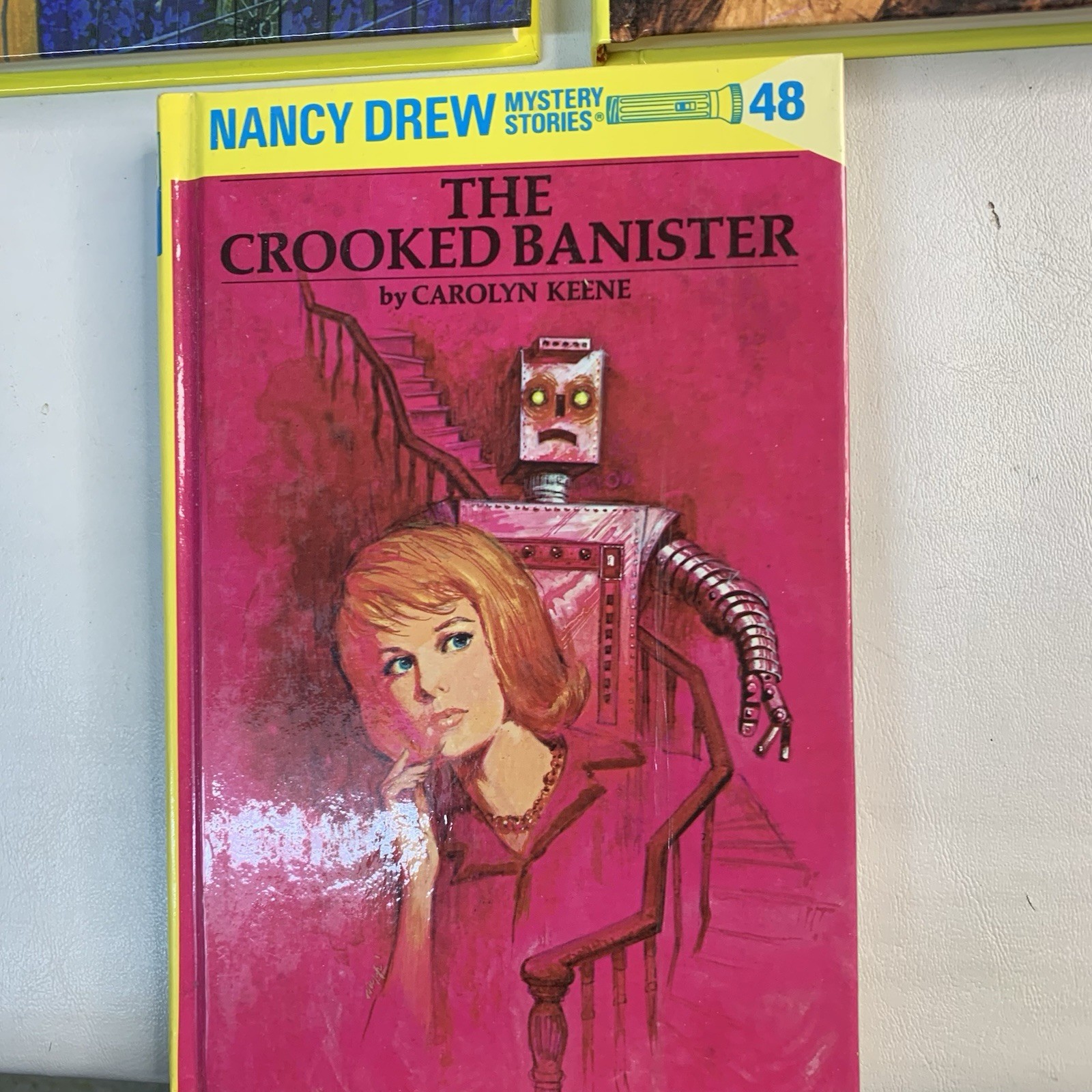 Lot of 13 Nancy Drew Books Flashlight Yellow Spine HC Books 1- 10, 20, 34 & 48