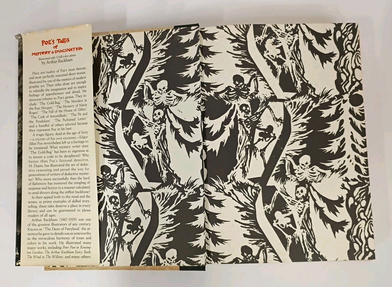 Vintage 1935 „POE’S TALES OF MYSTERY & IMAGINATION“ 317-Page Hardcover