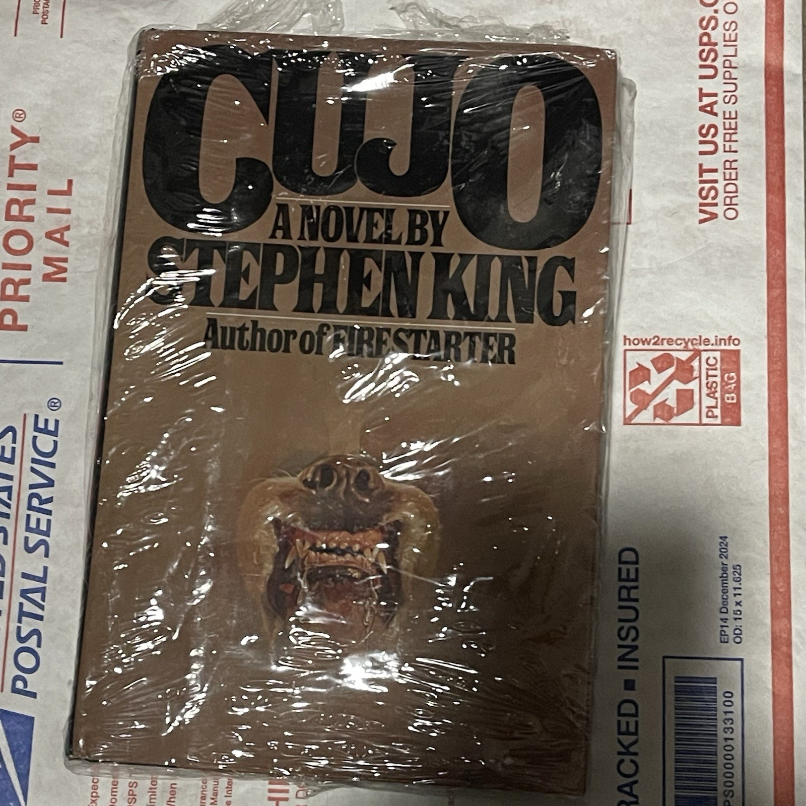 Cujo by Stephen King (1981, Hardcover) 1st Edition, 2nd Printing