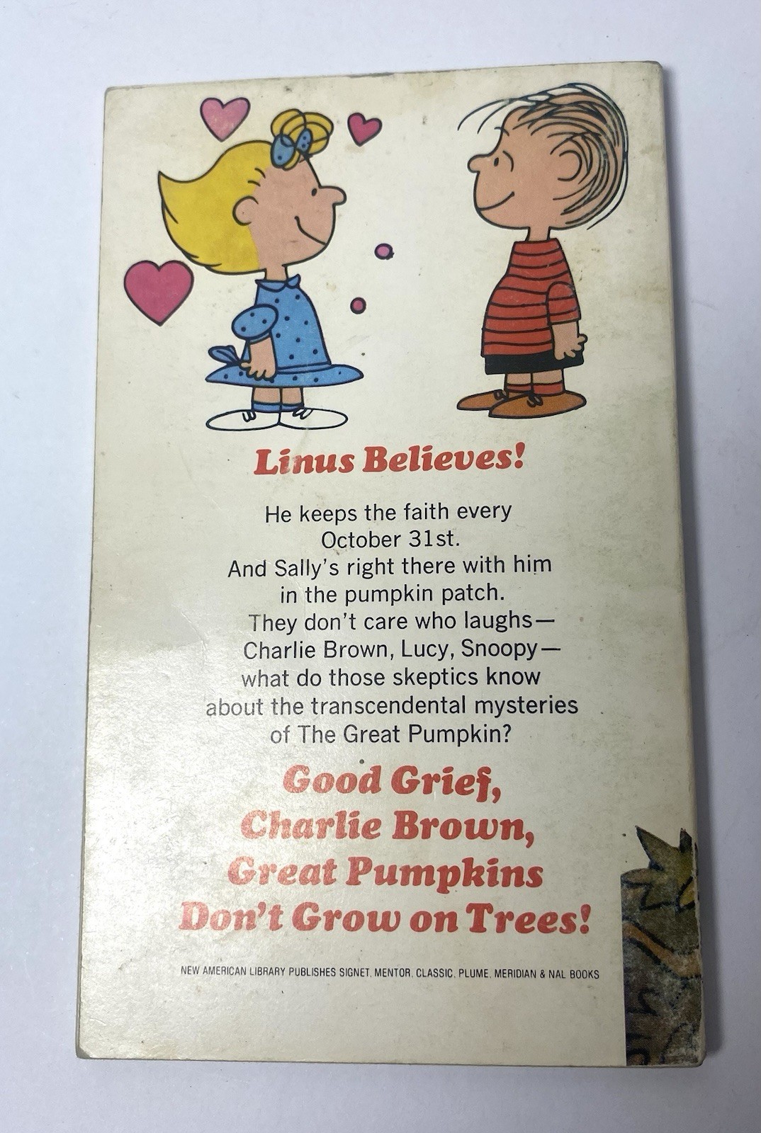 It’s The Great Pumpkin Charlie Brown Schulz 1968 Peanuts Snoopy 1st Signet Ed.